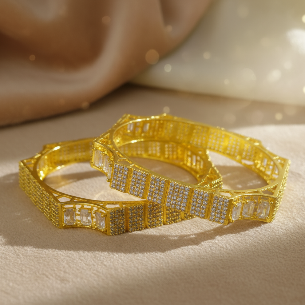 Elegant Golden Wedding Bracelet