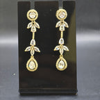 Manruya Antique Marquise & Teardrop Crystal Linear Earrings - أقراط العروس الفيكتورية