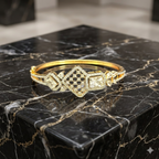 Gilded Celestial Petal Pave Bracelet | سوار بتلات النجوم الذهبي المرصع بالبافيه