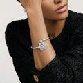 Gilded Botanical Bloom Pave Bracelet | سوار براعم الذهب المرصع بالبافيه