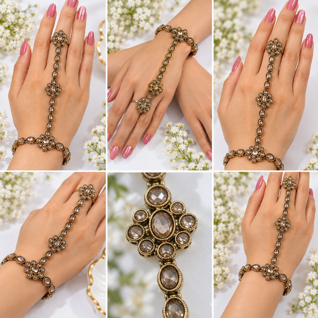 Kaf Bracelet Set of 2 Pieces | طقم كف خليجي من قطعتين