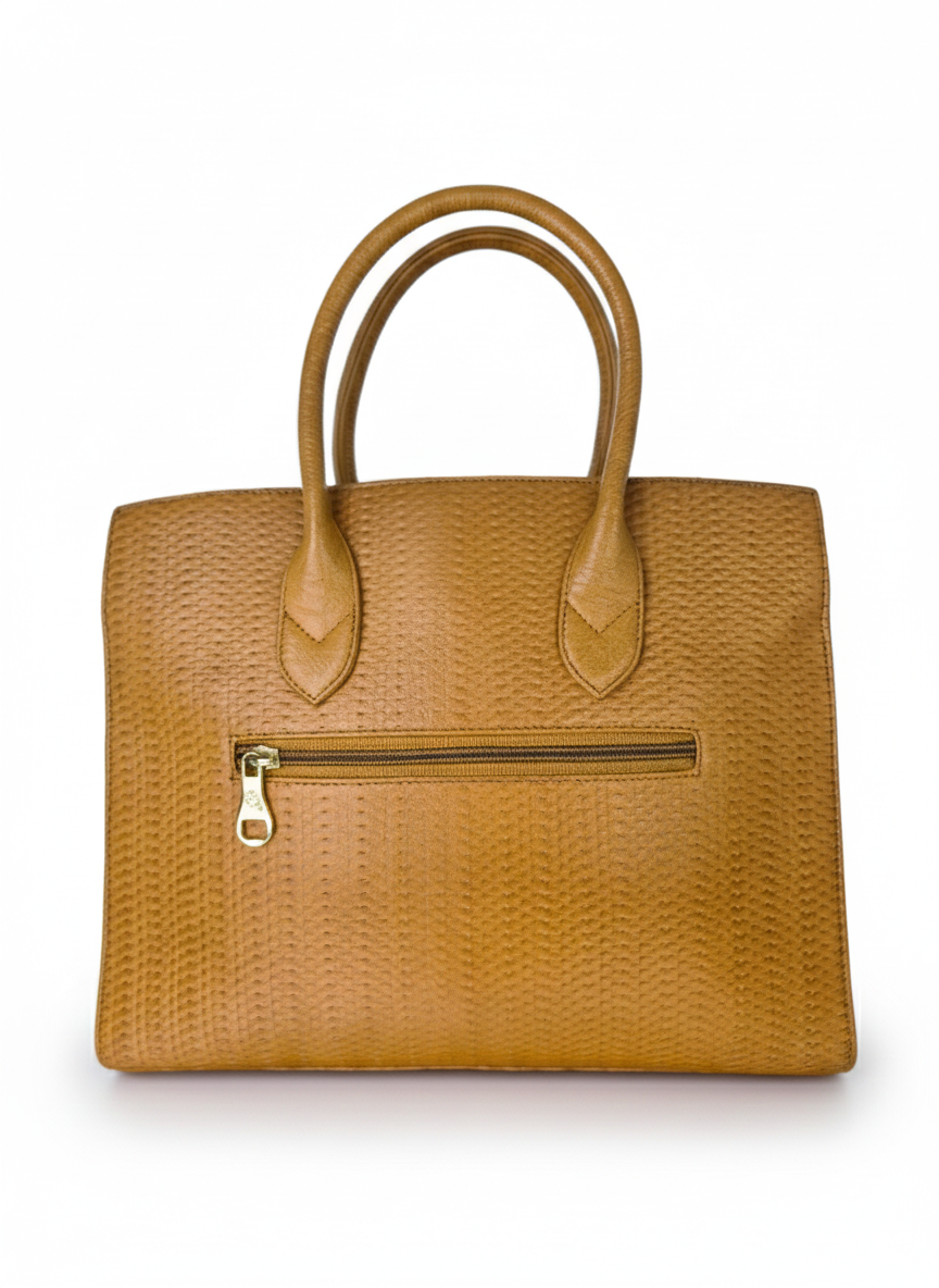 Mustard Hermes Handbag