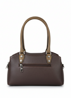 Brown Bunny Handle Handbag – 3 Chain Detail