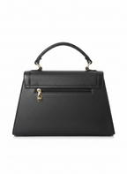 Black Fancy Lock Handbag