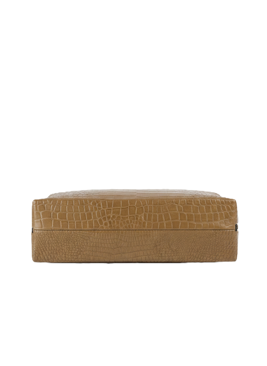 Camel Croc Full Zip Bunny Handbag