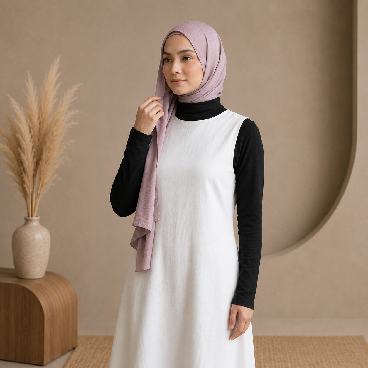 Premium Turtle Neck Shoulder Sleeves | Modest Inner Layer | أكمام كتف مع ياقة عالية فاخرة للمحتشمات