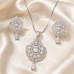 Manruya Crystal Royale Pendant Set | طقم قلادة مانرويا كريستال رويال