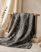 Luxury Leopard Print Modal Shayla Hijab | شيلة مودال فاخرة بنقشة ليوبارد أنيقة - Fabric Modal | القماش مودال