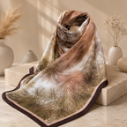 Luxury Artistic Print Softy Cotton Shayla Hijab | شيلة قطن ناعم فاخرة بنقشة فنية أنيقة - Fabric Softy Cotton | القماش سوفتي قطن