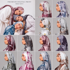 Premium Digital Print Shayla | شيلة بطبعة رقمية فاخرة – Soft CY | سوفت CY | 12 Colours | 12 لون