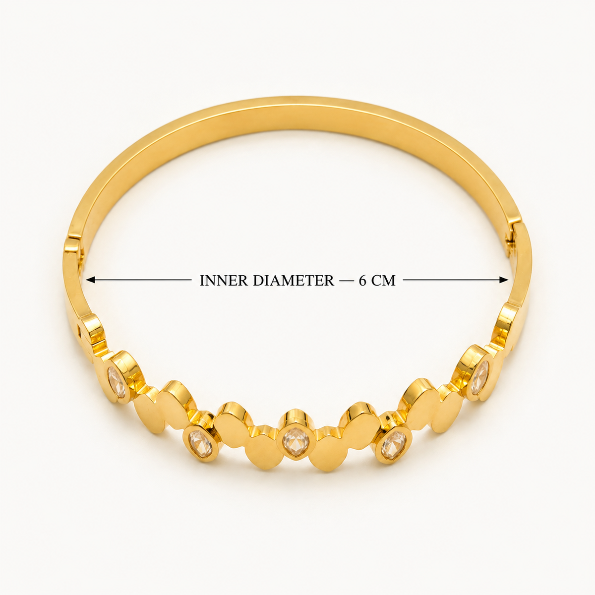 Serena Anti-Tarnish Gold Bracelet | سوار سيرينا ذهبي مقاوم للتصبغ
