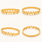 Serena Anti-Tarnish Gold Bracelet | سوار سيرينا ذهبي مقاوم للتصبغ