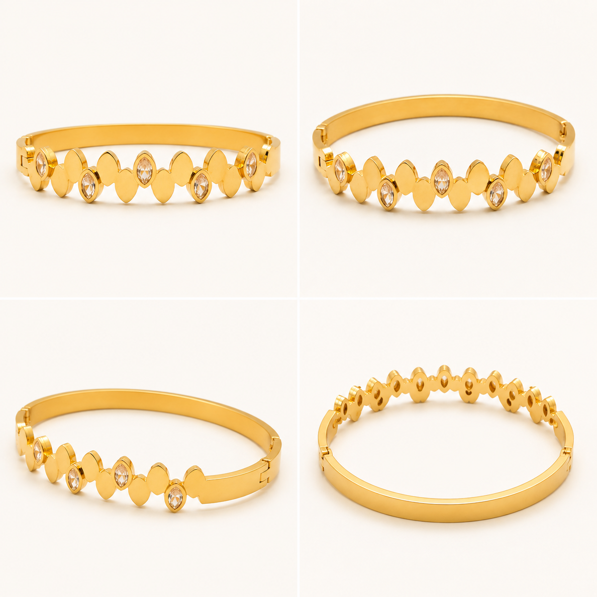 Serena Anti-Tarnish Gold Bracelet | سوار سيرينا ذهبي مقاوم للتصبغ