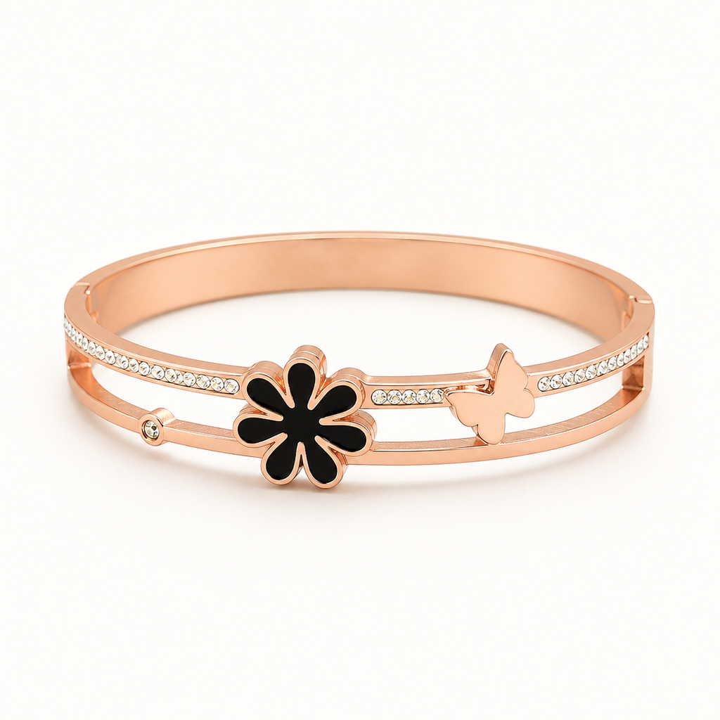Roselle Anti-Tarnish Rose Gold Bracelet | سوار روزيل روز غولد مقاوم للتصبغ