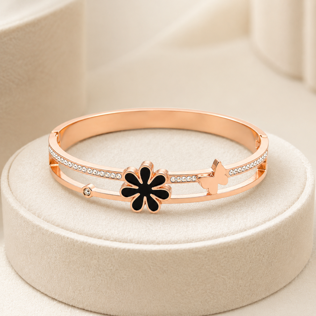Roselle Anti-Tarnish Rose Gold Bracelet | سوار روزيل روز غولد مقاوم للتصبغ