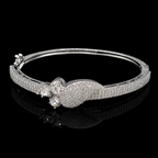 Elarisse Silver-Tone Clear Stone Bracelet | سوار إلاريـس بلون فضي بأحجار شفافة