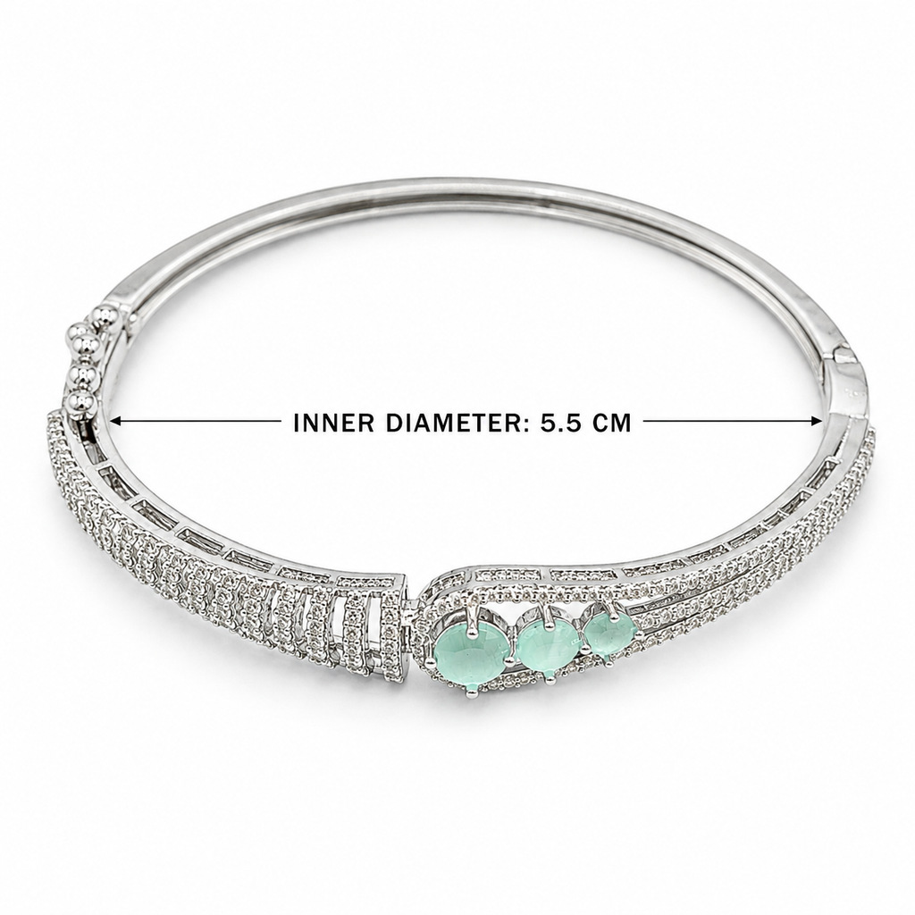 Avelisse Aqua Stone Bracelet | سوار أفليس بأحجار أكوا