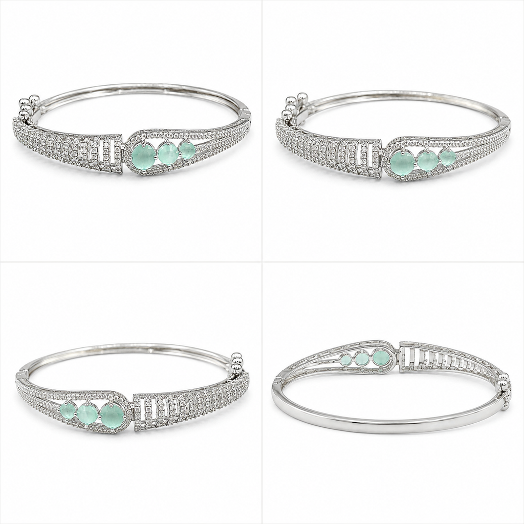 Avelisse Aqua Stone Bracelet | سوار أفليس بأحجار أكوا