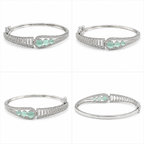 Avelisse Aqua Stone Bracelet | سوار أفليس بأحجار أكوا