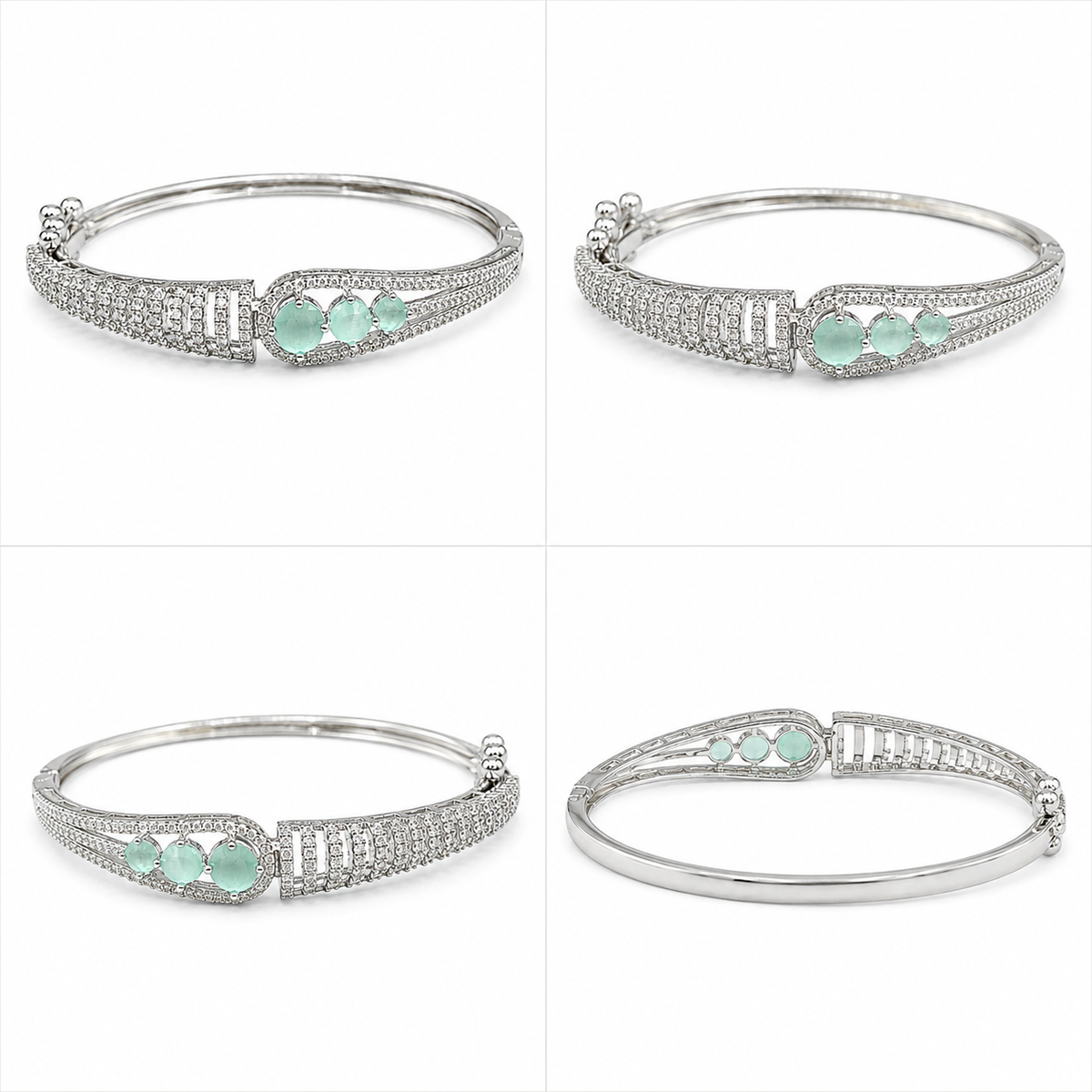 Avelisse Aqua Stone Bracelet | سوار أفليس بأحجار أكوا