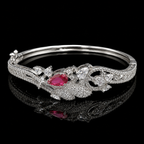 Virelia Ruby Bracelet | سوار فيريليا بحجر روبي