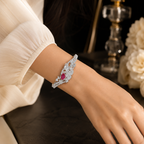 Virelia Ruby Bracelet | سوار فيريليا بحجر روبي