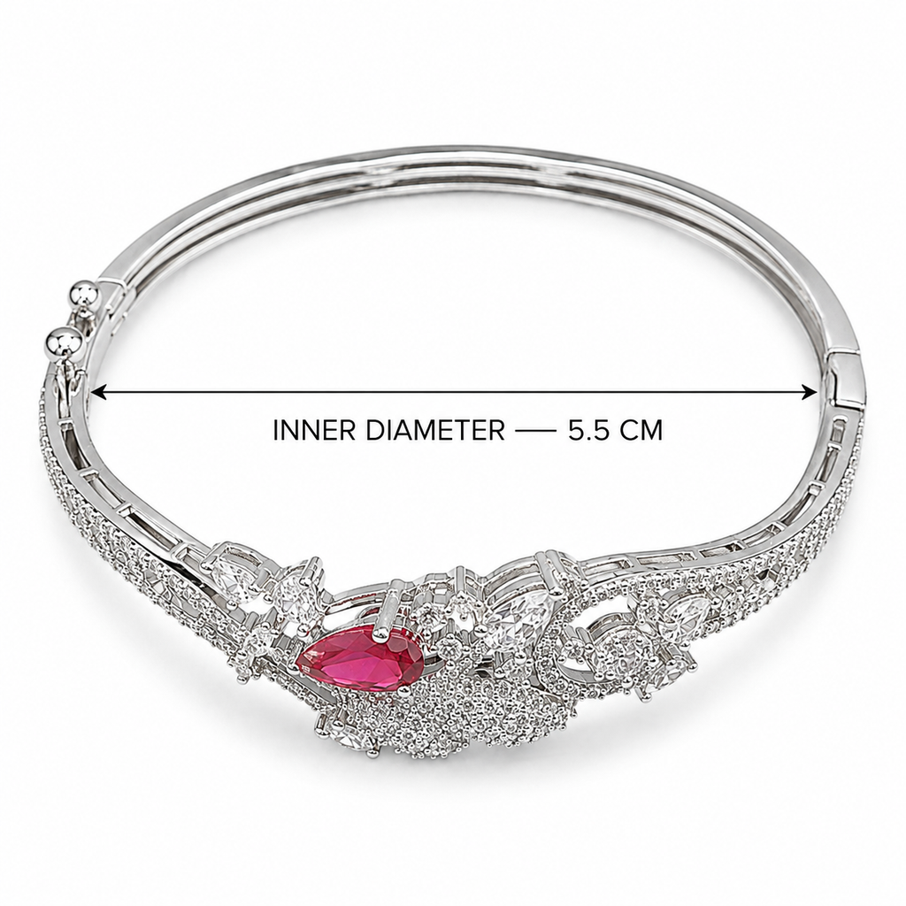 Virelia Ruby Bracelet | سوار فيريليا بحجر روبي