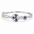 Lunavelle Purple Stone Bracelet | سوار لونافيل بأحجار بنفسجية
