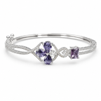 Lunavelle Purple Stone Bracelet | سوار لونافيل بأحجار بنفسجية