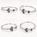 Lunavelle Purple Stone Bracelet | سوار لونافيل بأحجار بنفسجية