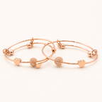 Calystria Heart 2-Piece Bracelet Set | طقم أساور كاليستريا بقلوب