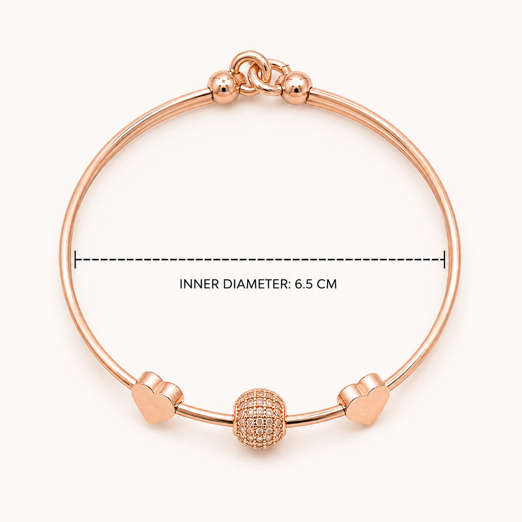 Calystria Heart 2-Piece Bracelet Set | طقم أساور كاليستريا بقلوب