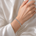 The Infinite Radiance Triple-Row Bracelet | سوار "إنفينيت راديانس" ثلاثي الصفوف