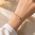 The Luminous Orb Dainty Chain Bracelet | سوار "لومينوس أورب" بسلسلة ناعمة