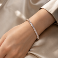 The Dual-Glow Two-Tier Tennis Bracelet | سوار "دوال غلو" بصفين من الكريستال