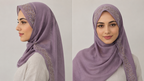 Luxury Embroidered Cotton Shayla Hijab | شيلة قطن فاخرة بتطريز أنيق - Fabric Cotton | القماش قطن