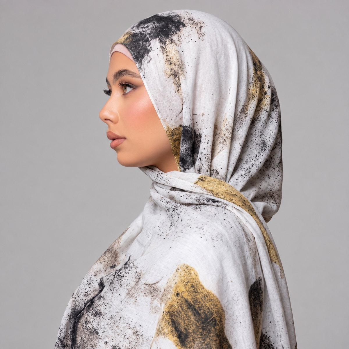 Premium Digital Print Shayla | شيلة بطبعة رقمية فاخرة – Soft CY | سوفت CY | 12 Colours | 12 لون