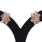 Exquisite Rose Gold Cubic Zirconia Earrings – Festiv Collection