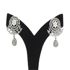 Elegant Cubic Zirconia Jhumka Earrings – Festive & Party Collection