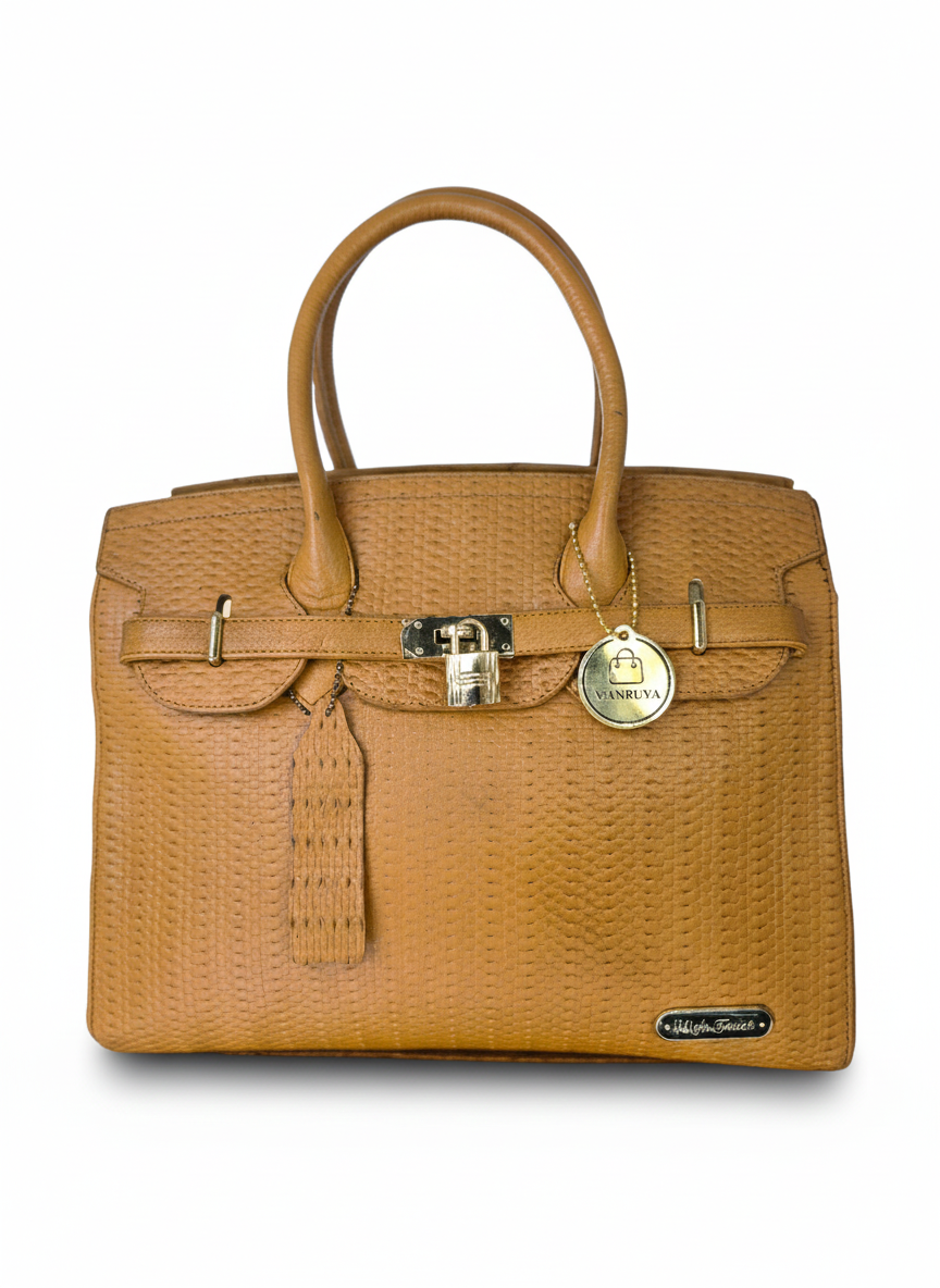 Mustard Hermes Handbag