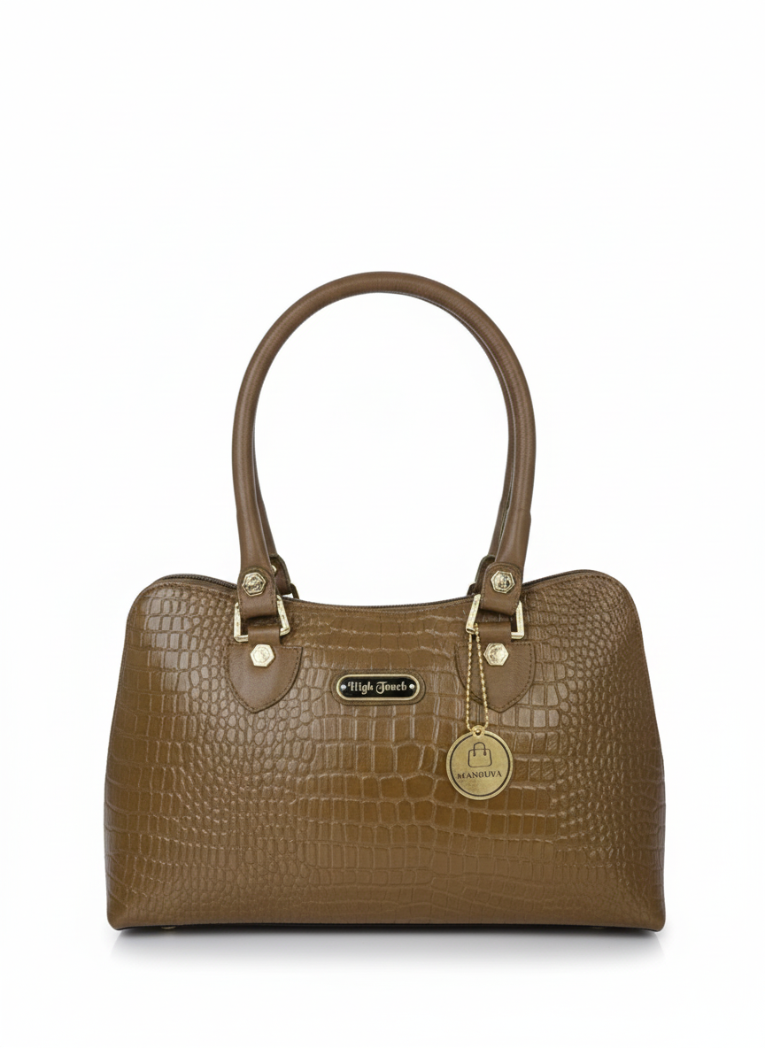 Camel Croc Full Zip Bunny Handbag