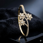 Antique Victorian Triple-Flower Filigree Bracelet | سوار فيكتوري عتيق بثلاث زهور منقوشة