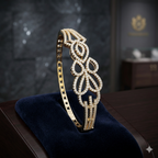 Antique Victorian-Style Golden Filigree Bracelet | سوار ذهبي مزخرف بتصميم فيكتوري كلاسيكي