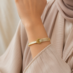 Aurelia Anti-Tarnish Gold Bracelet | سوار أوريليا ذهبي مقاوم للتصبغ