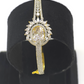 Elegant Dual-Tone Cubic Zirconia Kada – Classic Formal & Casual Wear