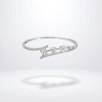 Modern Floating Starburst Silver Bracelet | سوار النجوم الفضي العصري بتصميم عائم