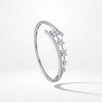 Modern Floating Starburst Silver Bracelet | سوار النجوم الفضي العصري بتصميم عائم