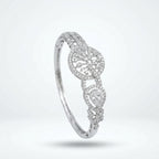 Glistening Tree of Life & Pear-Drop Silver Bracelet | سوار شجرة الحياة الفضي بقطرة الكمثرى اللامعة