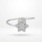 Gilded Botanical Bloom Pave Bracelet | سوار براعم الذهب المرصع بالبافيه