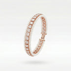 The Eternal Grace Triple-Row Pearl & Rhombus Bracelet | سوار "إيتيرنال غريس" بثلاثة صفوف من اللؤلؤ والمعين